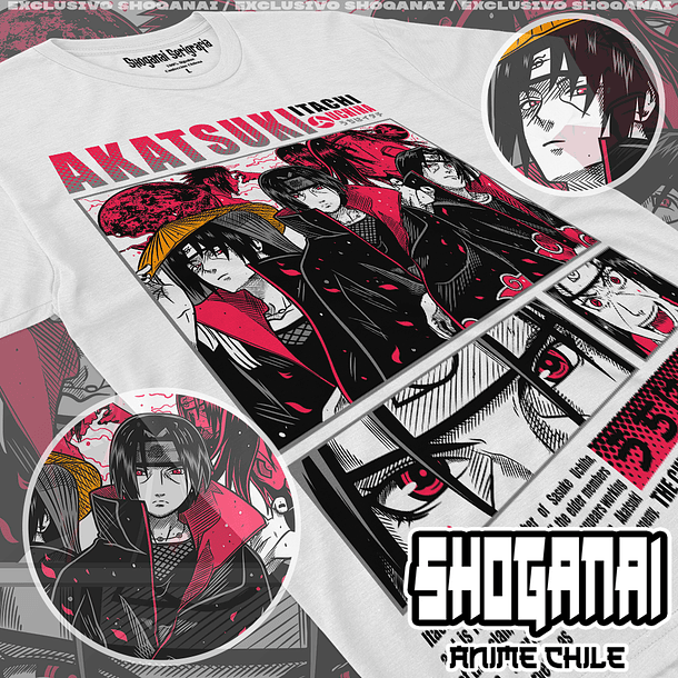 NAR12 Itachi Uchiha - Naruto / Polera manga corta 1
