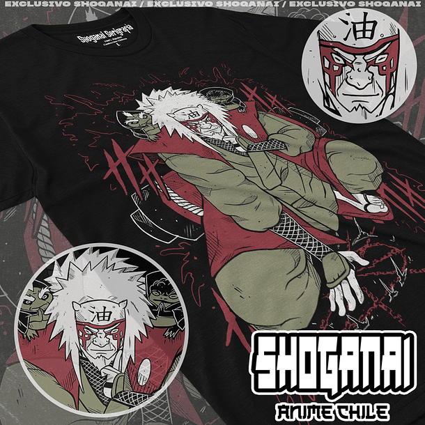 NAR14 Jiraiya - Naruto / Polera manga corta 1