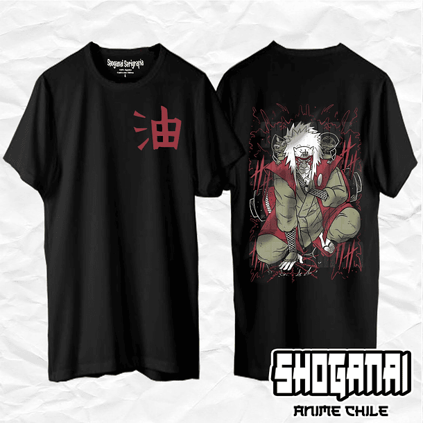NAR14 Jiraiya - Naruto / Polera manga corta 1