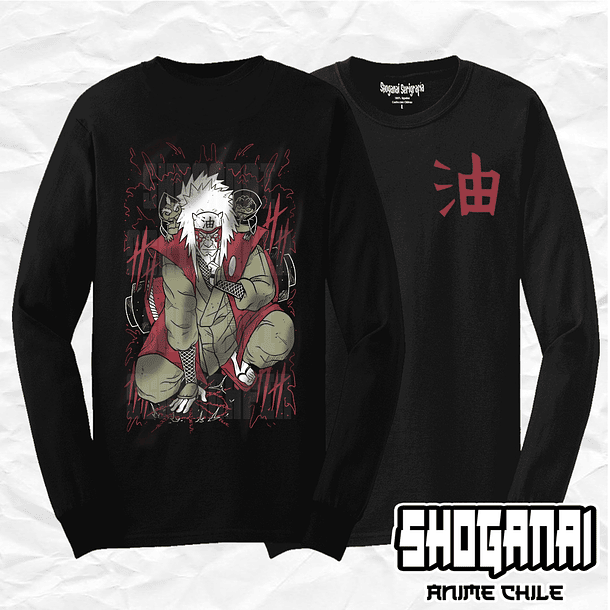 NAR14 Jiraiya - Naruto / Polera manga larga 1