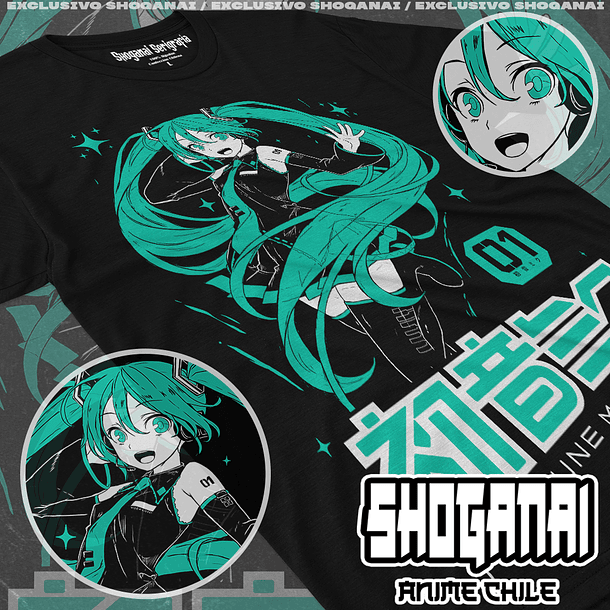 HM01 Hatsune Miku - Hatsune Miku / Polera manga corta 1