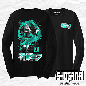 HM01 Hatsune Miku - Hatsune Miku / Polera manga larga