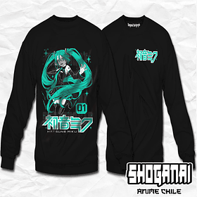 HM01 Hatsune Miku - Hatsune Miku / Crewneck - Poleron Polo