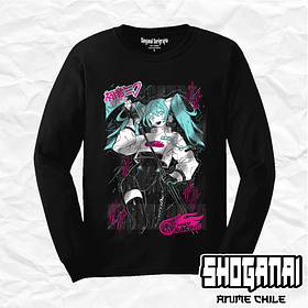 HM02 Hatsune Miku Racing - Hatsune Miku / Polera manga larga