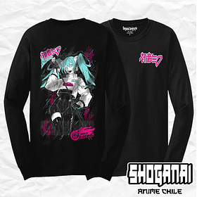 HM02 Hatsune Miku Racing - Hatsune Miku / Polera manga larga