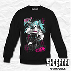 HM02 Hatsune Miku Racing - Hatsune Miku / Crewneck - Poleron Polo 1