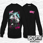 HM02 Hatsune Miku Racing - Hatsune Miku / Crewneck - Poleron Polo 1