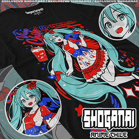 HM03 Hatsune Miku Fiestas Patrias 18SEPT - Hatsune Miku / Polera manga corta