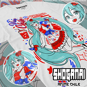 HM03 Hatsune Miku Fiestas Patrias 18SEPT - Hatsune Miku / Polera manga corta