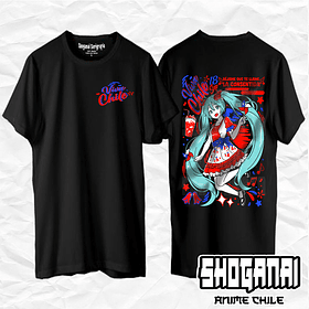 HM03 Hatsune Miku Fiestas Patrias 18SEPT - Hatsune Miku / Polera manga corta