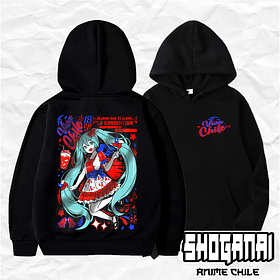 HM03 Hatsune Miku Fiestas Patrias 18SEPT - Hatsune Miku / Hoddie - Poleron Canguro