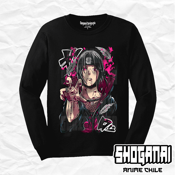 NAR18 Itachi Uchiha - Naruto / Polera manga larga 1