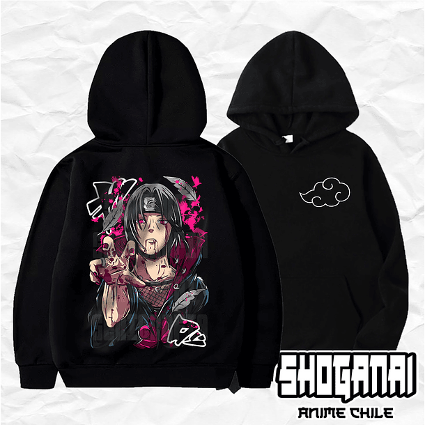 NAR18 Itachi Uchiha - Naruto / Hoddie - Poleron Canguro 1