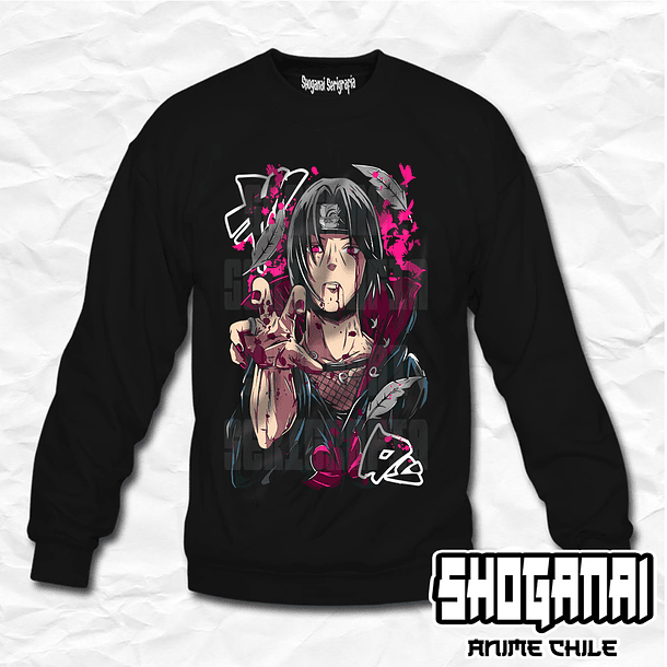 NAR18 Itachi Uchiha - Naruto / Crewneck - Poleron Polo 1
