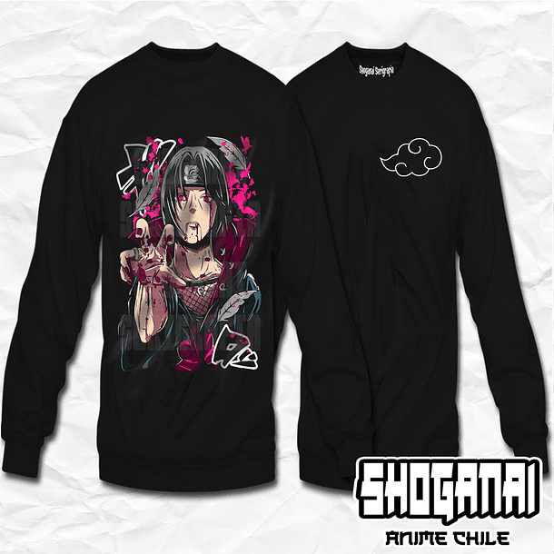 NAR18 Itachi Uchiha - Naruto / Crewneck - Poleron Polo 1