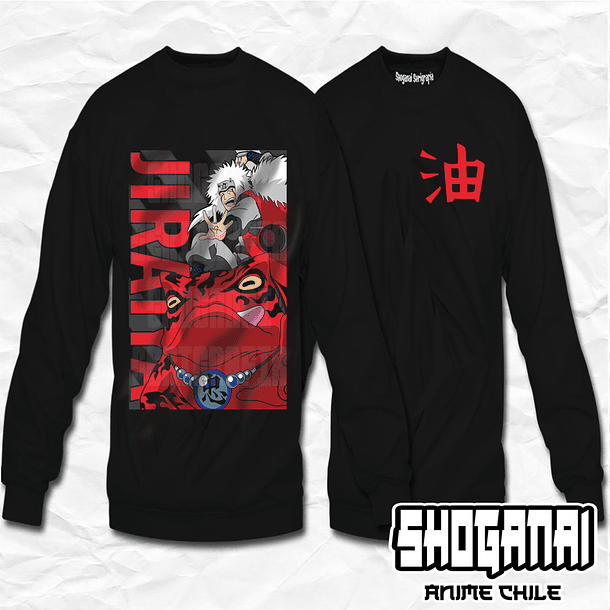 NAR20 Jiraiya - Naruto / Crewneck - Poleron Polo 1