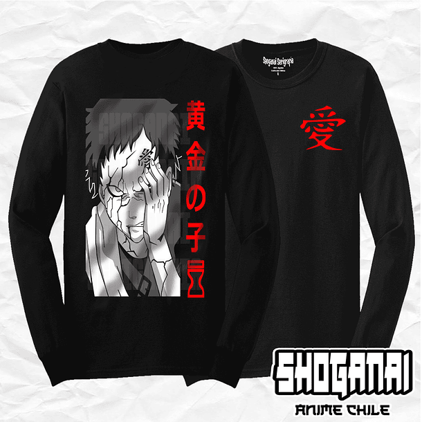 NAR21 Gaara - Naruto / Polera manga larga 1