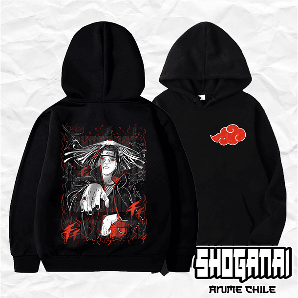 NAR22 Itachi Uchiha - Naruto / Hoddie - Poleron Canguro 1