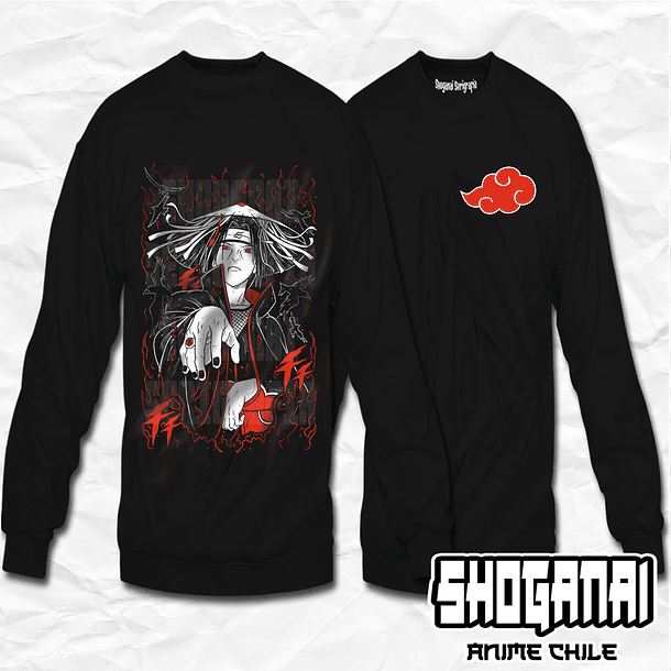 NAR22 Itachi Uchiha - Naruto / Crewneck - Poleron Polo 1