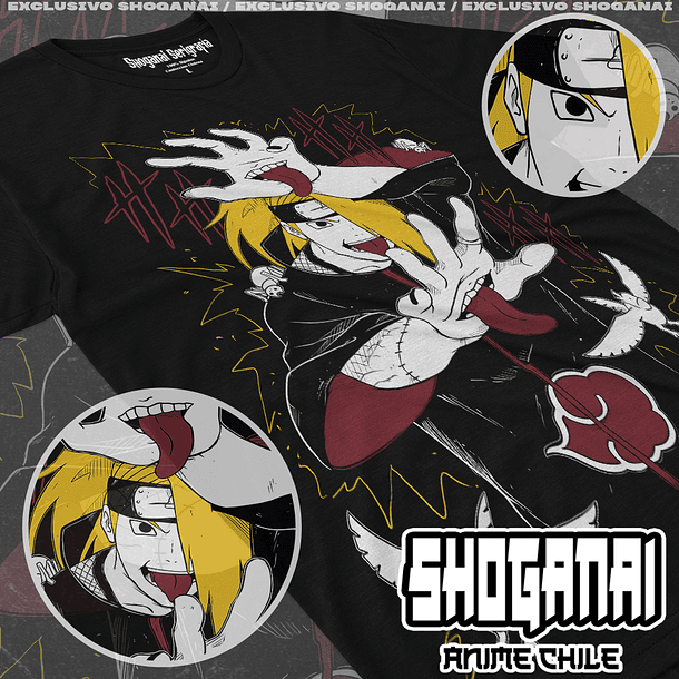 NAR24 Deidara - Naruto / Polera manga corta 1