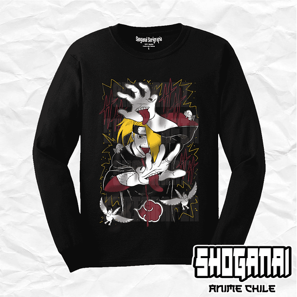 NAR24 Deidara - Naruto / Polera manga larga 1
