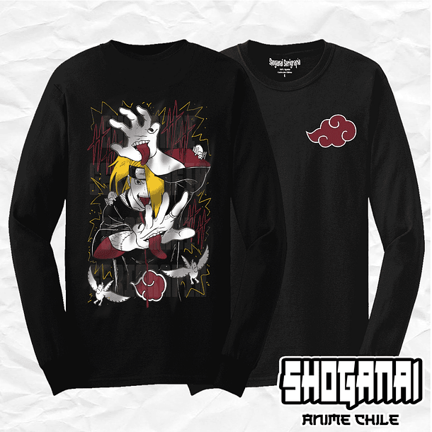 NAR24 Deidara - Naruto / Polera manga larga 1