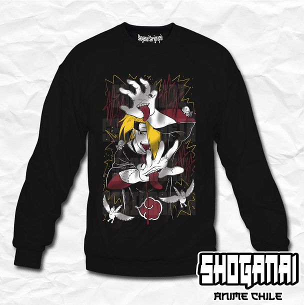 NAR24 Deidara - Naruto / Crewneck - Poleron Polo 1