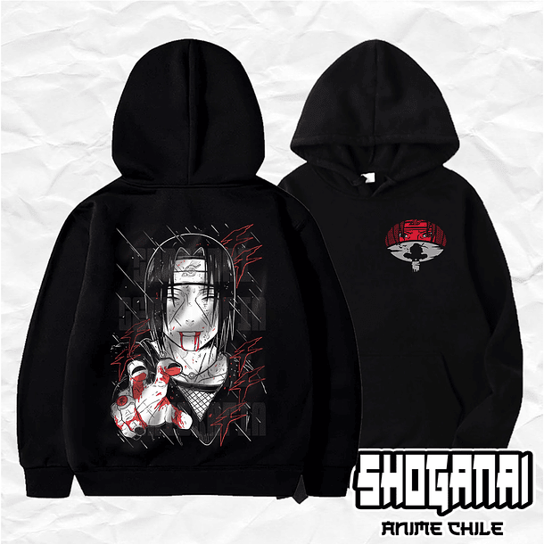 NAR27 Itachi Uchiha - Naruto / Hoddie - Poleron Canguro 1