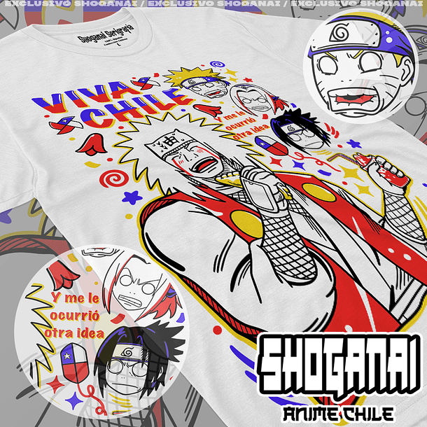 NAR28 Jiraiya Fiestas Patrias 18SEPT - Naruto / Polera manga corta 1