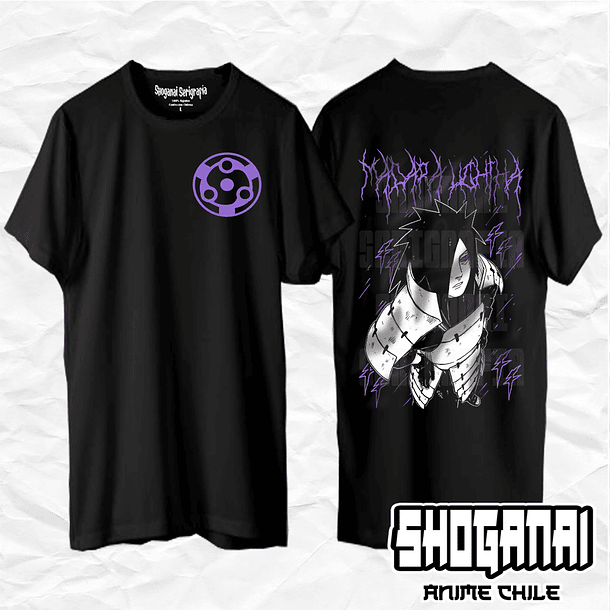 NAR29 Madara Uchiha - Naruto / Polera manga corta 1