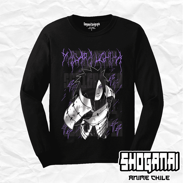 NAR29 Madara Uchiha - Naruto / Polera manga larga 1