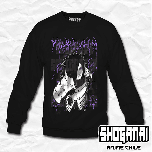 NAR29 Madara Uchiha - Naruto / Crewneck - Poleron Polo 1