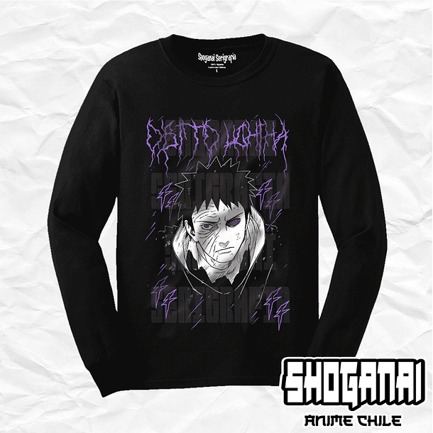 NAR30 Obito Uchiha - Naruto / Polera manga larga 1