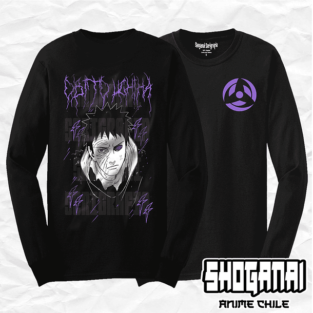 NAR30 Obito Uchiha - Naruto / Polera manga larga 1