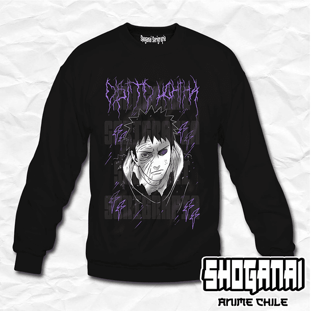 NAR30 Obito Uchiha - Naruto / Crewneck - Poleron Polo 1