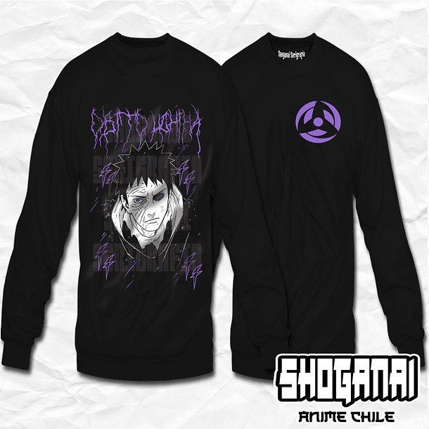 NAR30 Obito Uchiha - Naruto / Crewneck - Poleron Polo 1