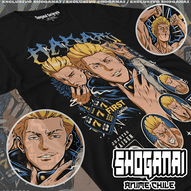 JJK84 Kinji Hakari - Jujutsu Kaisen / Polera manga corta 1
