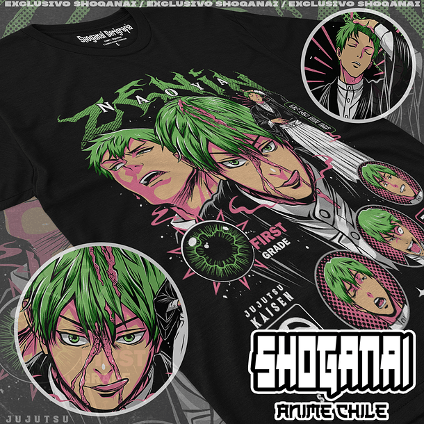 JJK86 Naoya Zenin - Jujutsu Kaisen / Polera manga corta 1
