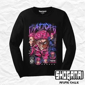 JJK87 Yuji Itadori - Jujutsu Kaisen / Polera manga larga