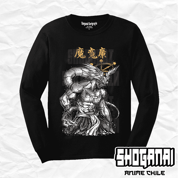 JJK88 Mahoraga (General Divino de las Ocho Hojas Divergentes del Sila) - Jujutsu Kaisen / Polera manga larga 1