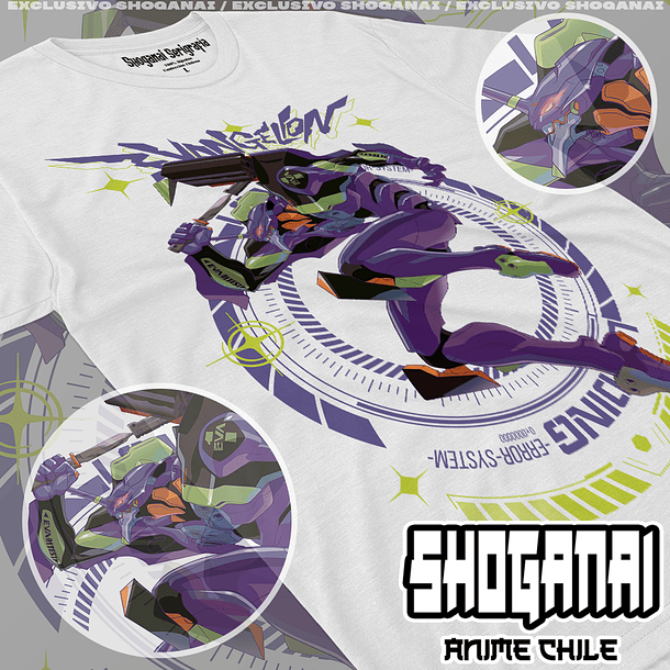 EVA01 Eva 01 - Evangelion / Polera manga corta 1