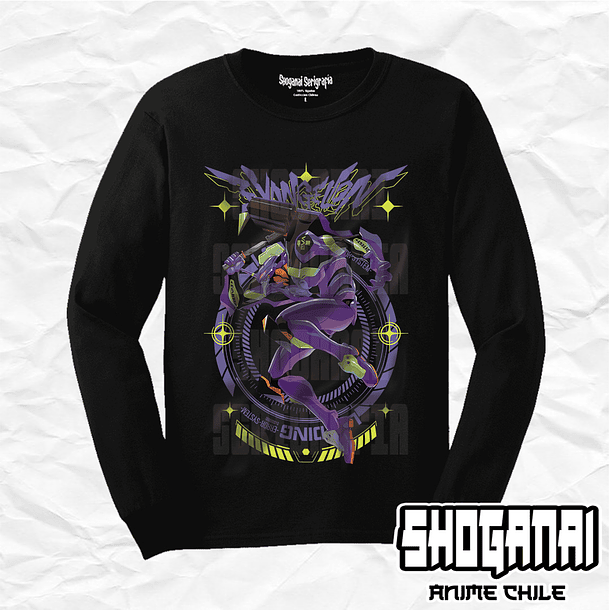 EVA01 Eva 01 - Evangelion / Polera manga larga 1