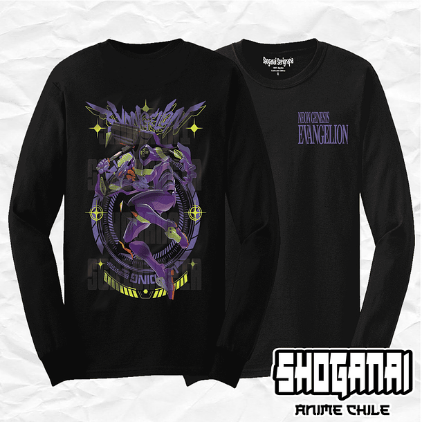 EVA01 Eva 01 - Evangelion / Polera manga larga 1