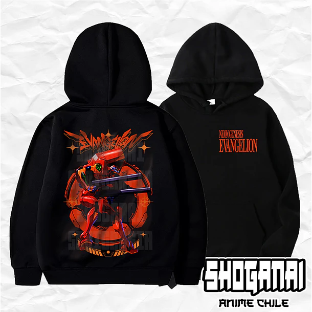 EVA02 Eva 02 - Evangelion / Hoddie - Poleron Canguro 1
