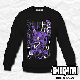 EVA03 Eva 01 - Evangelion / Crewneck - Poleron Polo