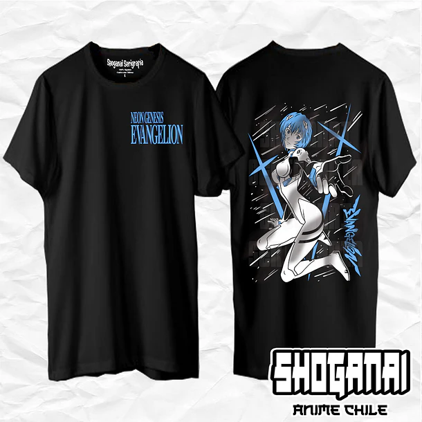 EVA04 Rei Ayanami - Evangelion / Polera manga corta 1