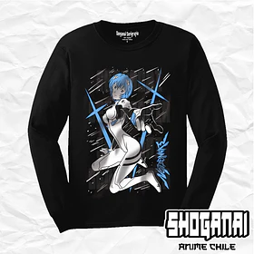 EVA04 Rei Ayanami - Evangelion / Polera manga larga