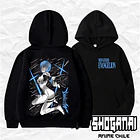EVA04 Rei Ayanami - Evangelion / Hoddie - Poleron Canguro 1