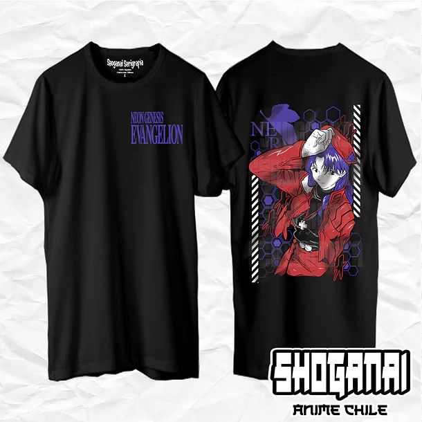 EVA05 Misato Katsuragi - Evangelion / Polera manga corta 1