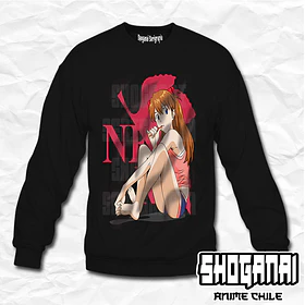 EVA07 Asuka Langley - Evangelion / Crewneck - Poleron Polo